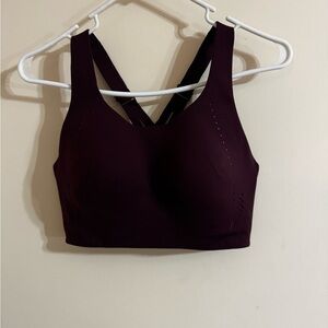 Lululemon Purple Sports Bra Racerback Design